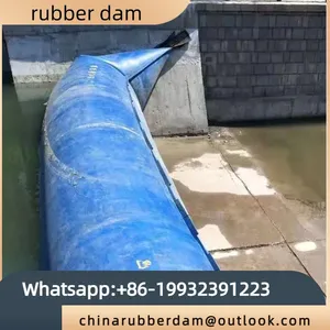 Inflatable Water Filled Rubber Dam Pillow Type Water Retaining Dam Steel Wire Skeleton Structure Air Shield Dam Construction Convenience thumbnail-3
