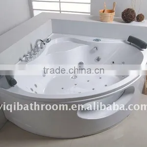 2011 Corner Plastic Massage Bathtub With Water Pump thumbnail-1