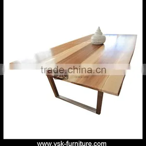 DT-028 Home Furniture Long 8 Seater Wood Dining Table thumbnail-1