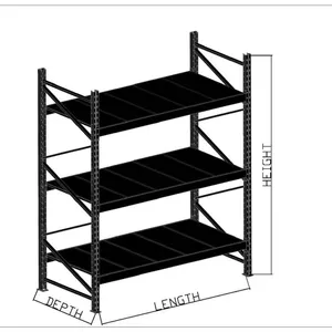Stacking Pallet Racking Steel Shelf Tire Storage Rack thumbnail-3