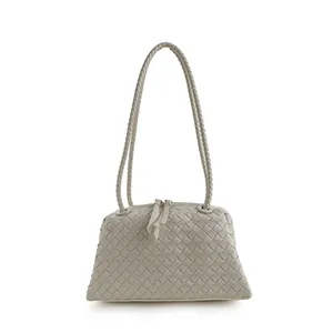 New Woven Shoulder Bag High-end Fashion Flap Bag Simple Versatile Light Luxury Literary Handbag Light Luxury Casual Clutch Bag thumbnail-3
