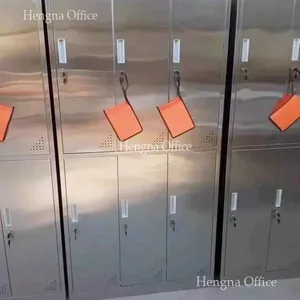 Space-Saving Premium Stainless Steel Locker With Ventilation Holes– Secure Storage for Employees, Students, and Gym Members thumbnail-1