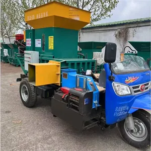 24 hp Diesel-powered Vehicle-mounted Hay Cutter, Self-dumping Three-wheeled Crusher, Semi-enclosed Pasture Grass Cutter thumbnail-4