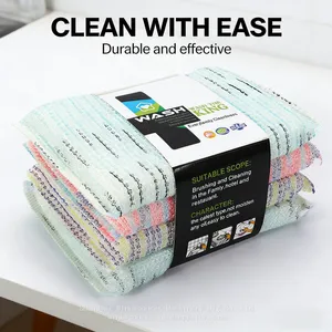 Non-Abrasive Kitchen Sponges 4 Colors Dish Sponges for Non-Stick & Delicate Surfaces thumbnail-2