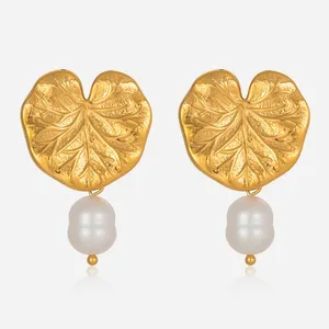 Hip Hop Style Exaggerated Drop Oil Flower Stud Earrings Custom Jewelry thumbnail-5