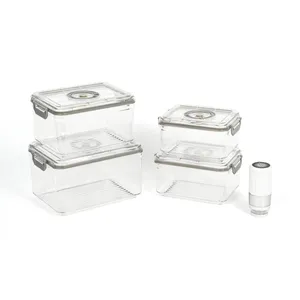 Premium Vacuum Food Storage Container Handheld Vacuum Sealer Pump for Reusable Vacuum Zipper Bags (VSC2216) thumbnail-4