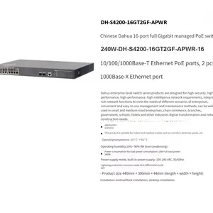 Dahua Dh-s4200-16gt2gf-apwr 16-port Full Gigabit Managed Poe Switch thumbnail-4