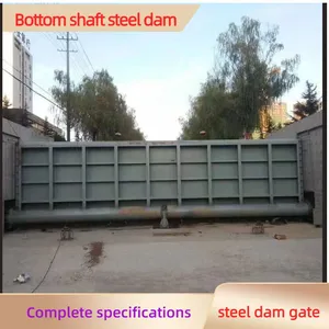 No Upper Groove Bottom Axis Steel Barrier Wind And Wave Resistant Temporary And Permanent Water Interception thumbnail-2