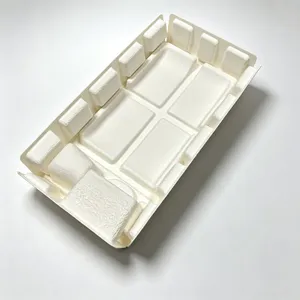 Industrial Wet Press Molded Pulp Plate, , Smooth Surface, Molded Cellulose, Waterproof thumbnail-3