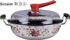 Popular Enamel Wok With Full Decals thumbnail-1