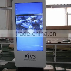 Windows Pc Core I3 Ir Multi Touch Screen Led Monitor Advertising Totem Digital Advertising Display Indoor Kiosks For Malls thumbnail-2