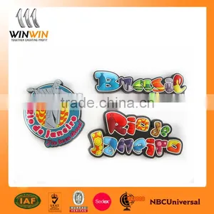 3D PVC Fridge Magnets City Souvenir With Animal thumbnail-1