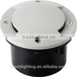 Die-cast Aluminium Body and Clear Glass Underground Light 12*0.1W LED Round Shape 220-240V IP67 for Outdoor Decoration thumbnail-1