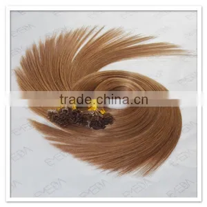 Wholesale European Flat Tipped Fusion Hair Extension Bun Hairpieces thumbnail-2