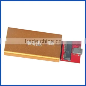 Aluminium MSATA SSD Box USB3.1 Type C Gen 2 to 3050 mm MSATA SSD Enclosure thumbnail-3