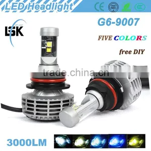 Lanseko Brightness G6 Bulbs Hi/lo Beam H4, H13, 9004, 9007 AUTO Led Headlight Kit 6000lm FOR All Cars thumbnail-4