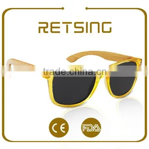 Laser Logo Wooden Sunglasses Bamboo Sunglasses Wholesale thumbnail-1