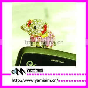 Cute Dust Plug Rhinestone Plug for Mobile thumbnail-1