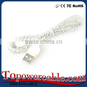 Super Speed Tangle-free Braided Fabric Data Guide Cable Charging Cables For Samsunsg Galaxy J7 thumbnail-4
