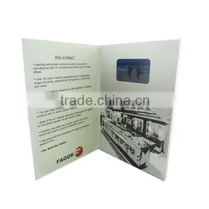Factory Oem Tft Lcd Video Card Panel Touch Screen Multi-button Magnetic Light Switch On/off Usb Digital Video Palyer Card thumbnail-6