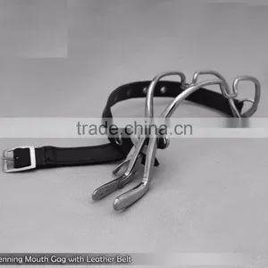 Jenning Mouth Gag 6" With Real Leather Belt/Animal Tools/VETERINARY INSTRUMENTS thumbnail-1