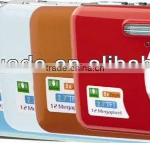 New Fashion Digital Camera 12MP ,2.7 Inch TFT LCD Display,Face Detection & Smile Capture thumbnail-1