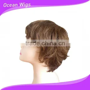 Short Curly Bob Wigs for Asian Women thumbnail-1