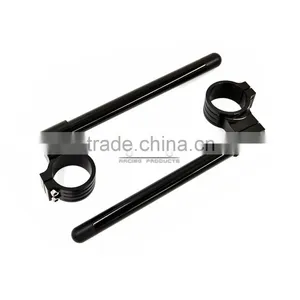 BJ-COHB-033B High Quality 33mm Raiser CNC Aluminum Motorbike Clip On Handlebars For Honda CB-450SC thumbnail-6