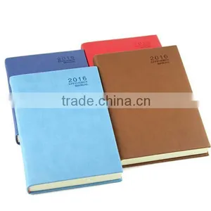 Simple Design High Quality 2016/2017 Embossed Leather Diary With Multicolor Quality Choice thumbnail-3