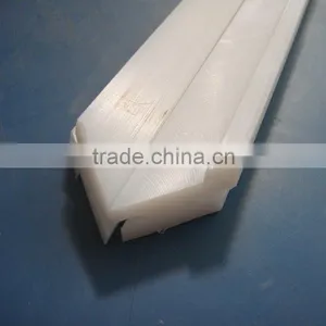 Hot Sale Engineering Plastic Cnc Machining Custom Low Price Green UHMW-PE HDPE Linear Guide Rail thumbnail-5