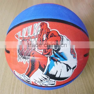 2015 Latest Design 11 Panels Rubber Basketball Ball thumbnail-1