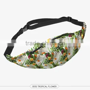 Fashion Waist Belt With Hot 3d Print Black Belt Waist Bag High Quality Wholesale Travel Belt Bag With Zippers Pouch Purses Cases thumbnail-3