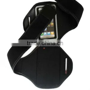Wholesale Custom Sport Armbag for Running /comfortable Sport Gym Armband With Reflective Border /adjust Strap Armband thumbnail-1