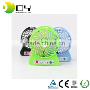 Hot Selling Gift Items Rechargeable Battery Mini Electric Hand Fan With LED Light Mini Cooler Usb thumbnail-1