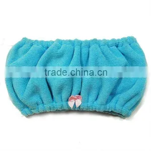 Handmade Blue Color Microfiber Head Wrap thumbnail-1
