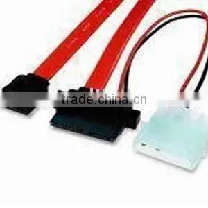 Slimline SATA 7 + 6 Pins Cable Side To 7 Pins Cable Side + B4P (2P) 15cm thumbnail-1