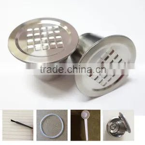 Stainless Steel Compatiable Coffee Capsule With Brush,ring and Spoon thumbnail-1