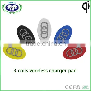 3 Coils Wireless Charger Pad For Samsung, Sony, Blackberry thumbnail-5