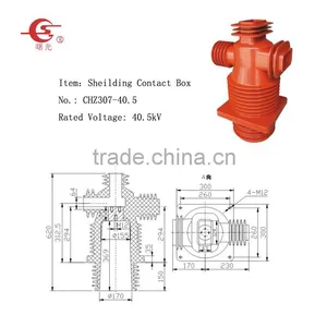 CHZ307-40.5 Epoxy Resin Insulator for Fix Contact With Sheilding Ringnet Installed thumbnail-1