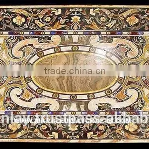 Marble Table Top, Inlay Marble Table Top thumbnail-1