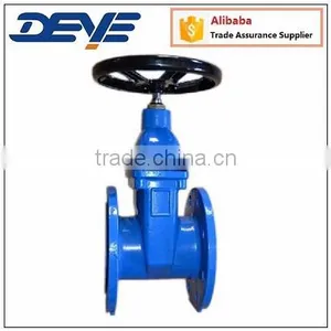 Soft Seat Light Weight DIN F4 Ductile Iron Gate Valve thumbnail-1