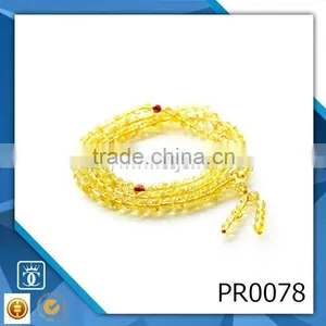 6mm Catholic Rosary Prayer Necklace Animals Kids Yellow thumbnail-1