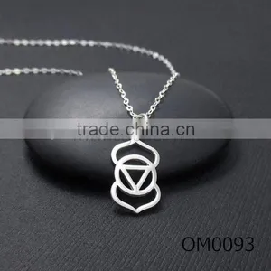 om Symbol Necklace Knotted Necklace Women Clothes Yoga Yoga thumbnail-1