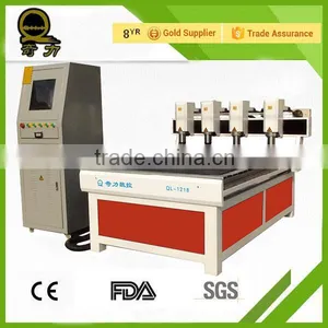QL-1218 High Quality Price Good Independent Multi Spindle Aluminium Profile Cnc Machine for Sale thumbnail-3