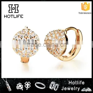 2016 Fashion Earring Hot-sell Gold Earrings Crystal thumbnail-1