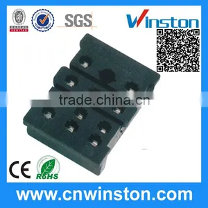 PY-11-0 Miniature Black Color 300V 7A 11 Pins Timer Industrial Relay Socket With CE thumbnail-1