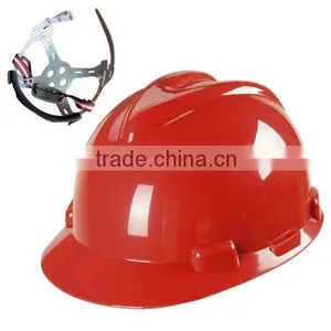 2016 Best Selling Construction Safety Helmet American Safety Helmet V-guard PE Plastic Electrical Safety Helmet thumbnail-1