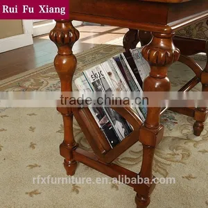 Classic Style Newspaper Magazine Display Rack for Living Roon Furniture AK-202 thumbnail-2