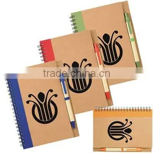 The Eco Spiral Notebook & Pen, Notebook With Paper Pen, Promotional Notebook thumbnail-1