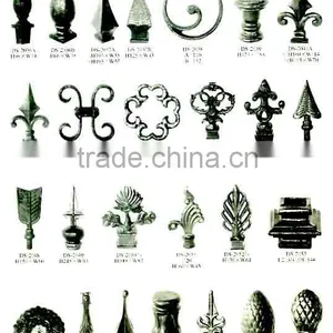 Top-seling Hand Forged Wrought Iron Gate Parts LB06-F-F-0055 thumbnail-1